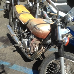 This is the 75' CB550 before the build started. This is the 75' CB550 before the build started.