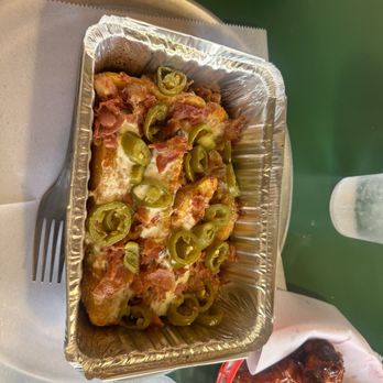 Pizza Factory - Bacon and jalapeño fries these were so awesome my hubby and son ate I only got a piece they are greedy - Pizza Near Me - Walnut Grove, California