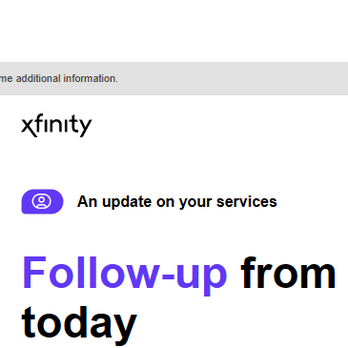 XFINITY - Also followed up with me by text and email right after the call. - Internet Service Providers Near Me XFINITY - Also followed up with me by text and email right after the call. - Internet Service Providers Near Me
