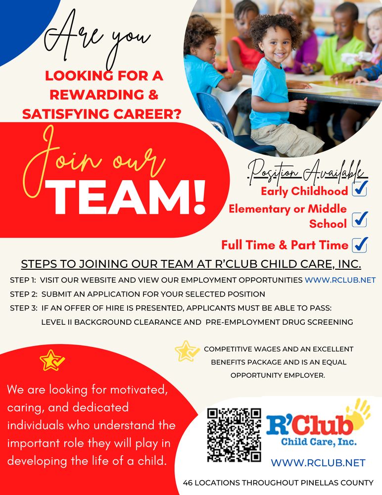 R'Club Child Care - childcare center in Saint Petersburg, FL