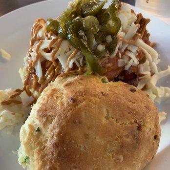 Vicious Biscuit - This is the biscuit I would NOT get again. But it does look rather impressive doesn't it! - Coffee & Tea Near Me - Summerville, South Carolina