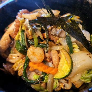 Yechon - haemul dolsot bibimbap (stone pot seafood rice) - Korean Near Me - Annandale, Virginia