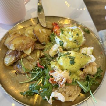 Sugar and Scribe  - Lobster Eggs Benedict - Bakeries Near Me - La Jolla, California