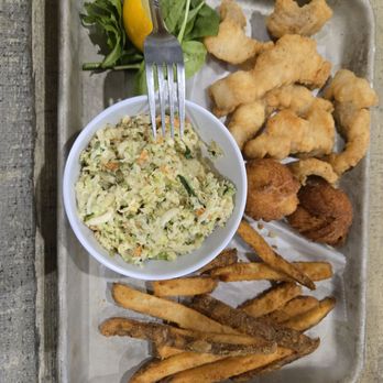Lightsey’s Seafood Restaurant - Catfish fingers, hushpuppies, fries and slaw - Seafood Near Me - Jensen Beach, Florida Lightsey’s Seafood Restaurant - Catfish fingers, hushpuppies, fries and slaw - Seafood Near Me - Jensen Beach, Florida