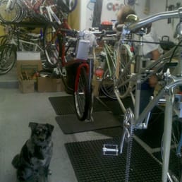 Ella in the shop.