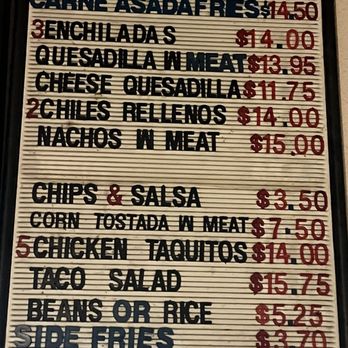 Taco De Mexico - Menu 12/25 #1 - Mexican Near Me - San Luis Obispo, California Taco De Mexico - Menu 12/25 #1 - Mexican Near Me - San Luis Obispo, California