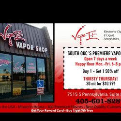 Vape It - Our new ad in the Moore Monthly