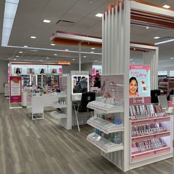 Ulta Beauty - Beauty care stations with the checkout area located right behind it - Cosmetics & Beauty Supply Near Me - Dallas, Texas