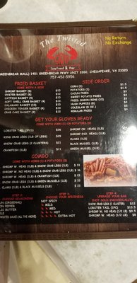 Menu photo 7 The Twisted Crab Chesapeake, VA