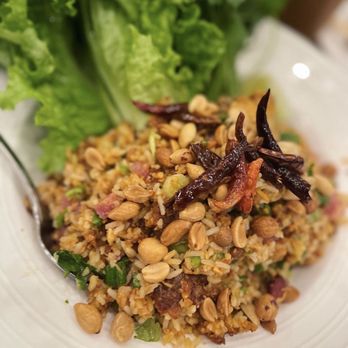 Bhan Mae Vane - Nam Khao (Crispy Rice Salad) - Thai Near Me - Alameda, California