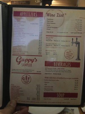 Menu photo 2 Gappy's Pizza Carmel, NY Menu photo 2 Gappy's Pizza Carmel, NY