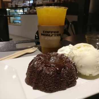 Coffee Monster - Chocolate lava cake w/ice cream and passion fruit Mango soda were tasty and delicious! Jessica and Rosell were all smiles when I walked in! - Coffee & Tea Near Me - Surrey, British Columbia Coffee Monster - Chocolate lava cake w/ice cream and passion fruit Mango soda were tasty and delicious! Jessica and Rosell were all smiles when I walked in! - Coffee & Tea Near Me - Surrey, British Columbia