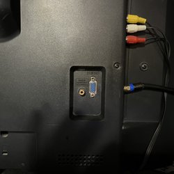 Picture Perfect Tv Big Screen Repair - Back of my TV, took to make sure all ports I need are there!