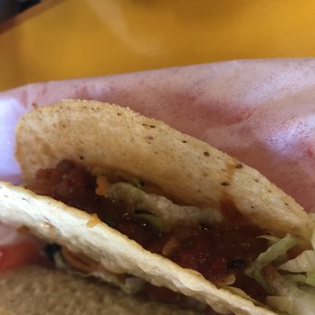 Fuzzy's Taco Shop - Grilled veggie taco, barely filled - Mexican Near Me - Roanoke, Texas