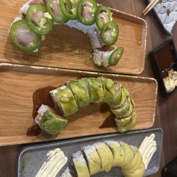 C15 Mango Pina Roll(3) * C13 Love Roll(1) *C7 Zen Roll *(2)