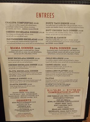 Menu photo 5 Pulido's Kitchen & Cantina Willow Park, TX