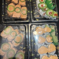 Cafe Sushi - The Block, Spicy California, triple spicy tuna.