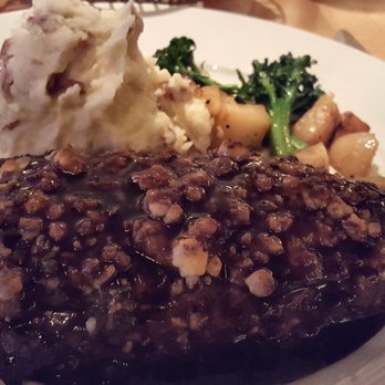 Tupelo Grille - Steak Cecile with potatoes. - Seafood Near Me - Whitefish, Montana Tupelo Grille - Steak Cecile with potatoes. - Seafood Near Me - Whitefish, Montana