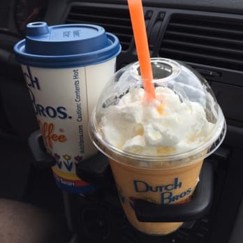 Dutch Bros Coffee - Peach smoothie and Irish kicker. - Coffee & Tea Near Me - Redding, California