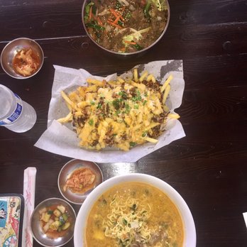 K-Towne 88 - Beef rice bowl, bulgogi fries and spicy beef ramen... fries won. - Korean Near Me - Rancho Cucamonga, California K-Towne 88 - Beef rice bowl, bulgogi fries and spicy beef ramen... fries won. - Korean Near Me - Rancho Cucamonga, California