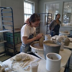 Farmhouse Pottery - Potters working