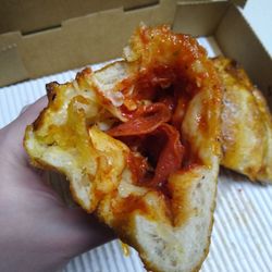 Jet's Pizza - Not like it's been the last many years, usually overflowing with cheesy goodness