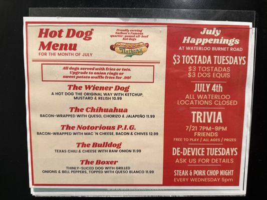 Menu photo 1 Waterloo Ice House Burnet Road Austin, TX Menu photo 1 Waterloo Ice House Burnet Road Austin, TX
