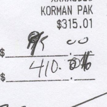 Limericks Tavern - Well that wasn't enough so she decided to tip herself $95 on our $315.15 bill. - Irish Near Me - Alhambra, California Limericks Tavern - Well that wasn't enough so she decided to tip herself $95 on our $315.15 bill. - Irish Near Me - Alhambra, California