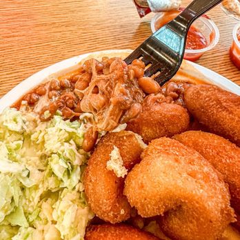 Smithfield's Chicken 'N Bar-B-Q - Shrimp Plate - Barbeque Near Me - Greensboro, North Carolina Smithfield's Chicken 'N Bar-B-Q - Shrimp Plate - Barbeque Near Me - Greensboro, North Carolina