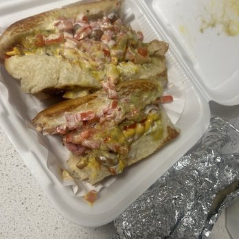 Nogales Hot Dogs - Mexican Hot Dogs (Got tossed around in the box), carne asada burrito. - Food Trucks Near Me - Phoenix, Arizona Nogales Hot Dogs - Mexican Hot Dogs (Got tossed around in the box), carne asada burrito. - Food Trucks Near Me - Phoenix, Arizona