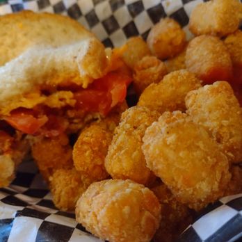 Wild Child - Sandwich with tater tots - Chicken Wings Near Me - Olympia, Washington Wild Child - Sandwich with tater tots - Chicken Wings Near Me - Olympia, Washington