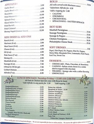 Menu photo 1 Joe's Pizza and Pasta Fort Smith, AR Menu photo 1 Joe's Pizza and Pasta Fort Smith, AR