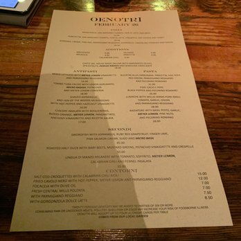 Oenotri - Italian Near Me - Napa, California
