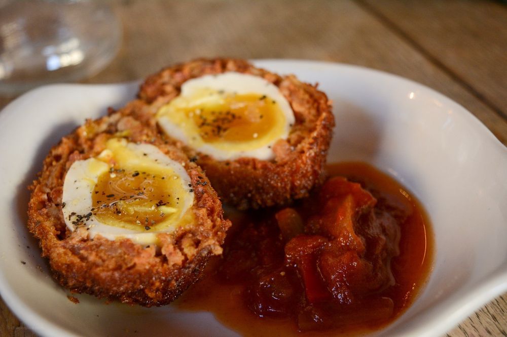 Photo of The Queens Arms - London, United Kingdom. 8.23.19 - scotch egg