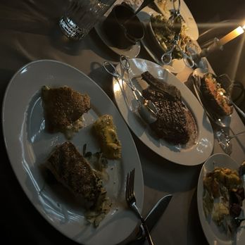 Maple & Ash - Ribeye, branzino, potato gratin (the photos don't do this meal justice) - Steakhouses Near Me - Scottsdale, Arizona Maple & Ash - Ribeye, branzino, potato gratin (the photos don't do this meal justice) - Steakhouses Near Me - Scottsdale, Arizona