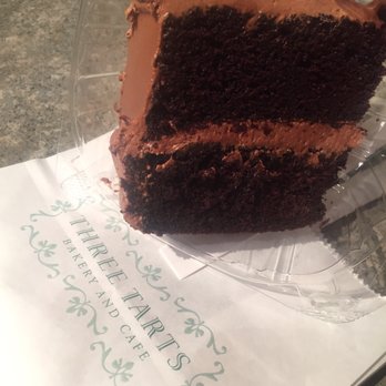 Three Tarts Bakery Cafe - Chocolate Malt Cake Slice $4.50 - Bakeries Near Me - Northfield, Illinois