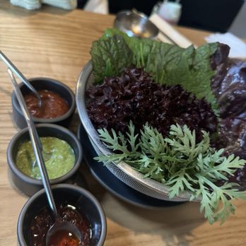 San Ho Won - Lettuce Assortment - Korean Near Me - San Francisco, California