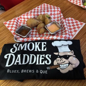 Smoke Daddies - Off the menu brisket egg-rolls - Food Trucks Near Me - Navasota, Texas