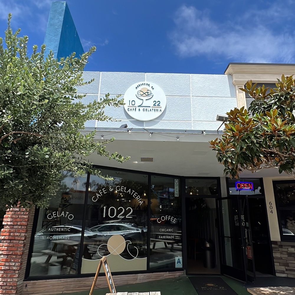 1022 Cafe & Gelateria - Exterior storefront - Coffee & Tea Near Me - Oceanside, California 1022 Cafe & Gelateria - Exterior storefront - Coffee & Tea Near Me - Oceanside, California
