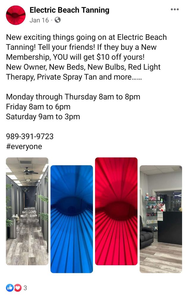 ELECTRIC BEACH TANNING & HYDROMASSAGE Updated August 2024 1585 W