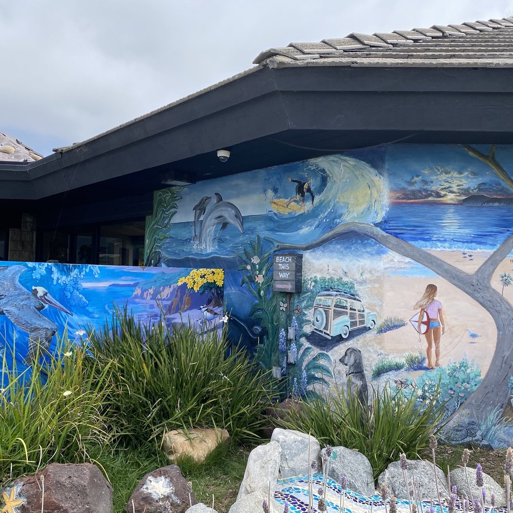 Beach This Way Mural - Public Art Near Me - Malibu, California Beach This Way Mural - Public Art Near Me - Malibu, California