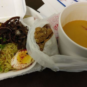 Kosuke - Spicy ramen to go, popcorn chicken in the side - Ramen Near Me - Alhambra, California