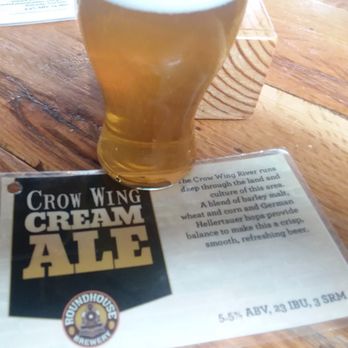 Roundhouse Brewery - Crow Wing Cream Ale - Breweries Near Me - Nisswa, Minnesota Roundhouse Brewery - Crow Wing Cream Ale - Breweries Near Me - Nisswa, Minnesota