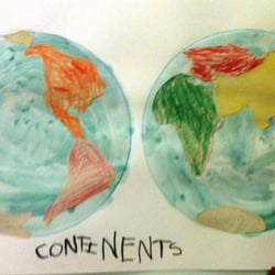 Warm House Montessori School - Geography/Art: Continents Map