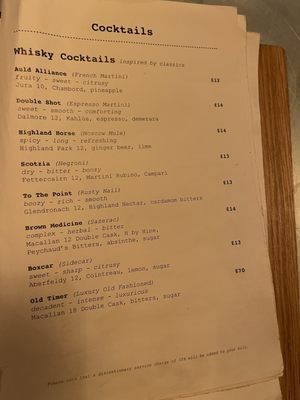 Menu photo 1 The Devil's Advocate Edinburgh, EDH Menu photo 1 The Devil's Advocate Edinburgh, EDH