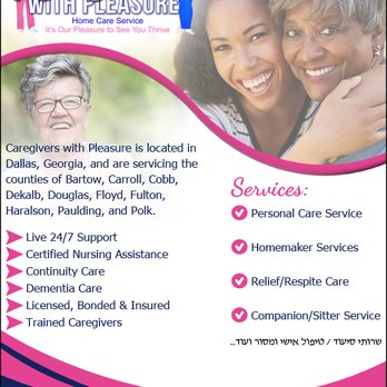 Caregivers with Pleasure - Where compassion meets professional care. - Home Health Care Near Me - Hiram, Georgia Caregivers with Pleasure - Where compassion meets professional care. - Home Health Care Near Me - Hiram, Georgia