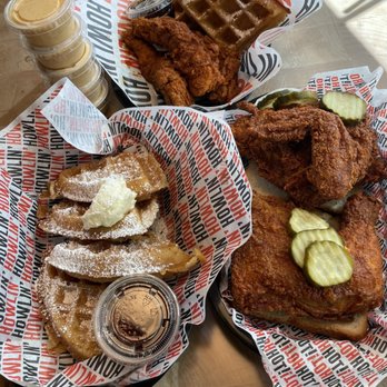 Howlin' Ray's - Tenders & Waffles, Half Bird - Southern Near Me - Pasadena, California Howlin' Ray's - Tenders & Waffles, Half Bird - Southern Near Me - Pasadena, California