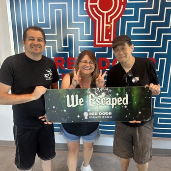 Red Door Escape Room - A great team - Escape Games Near Me - Concord, California Red Door Escape Room - A great team - Escape Games Near Me - Concord, California