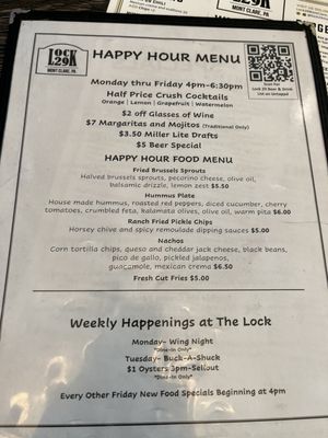 Menu photo 2 Lock 29 Mont Clare Mont Clare, PA