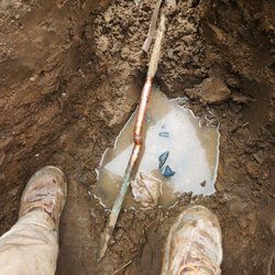 Budget Plumbing Vacaville CA - Big slab water leak. We found the leak and repaired it.
